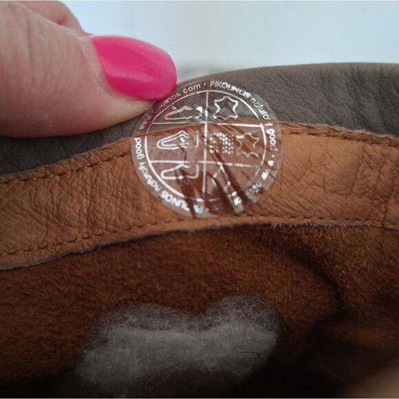 Pikolinos Ankle Boots Womens 38 Brown Gray Round Toe Zip Casual Comfort Leather - Picture 9 of 12